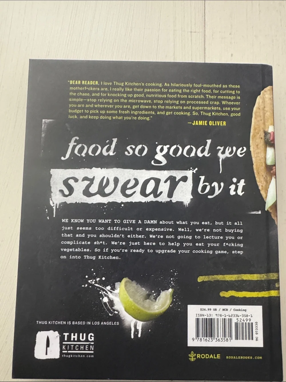 Thug Kitchen Eat like you give a f—- cookbook-in like new condition
